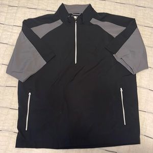 FootJoy Short Sleeve 1/4 Zip Pullover Windbreaker L